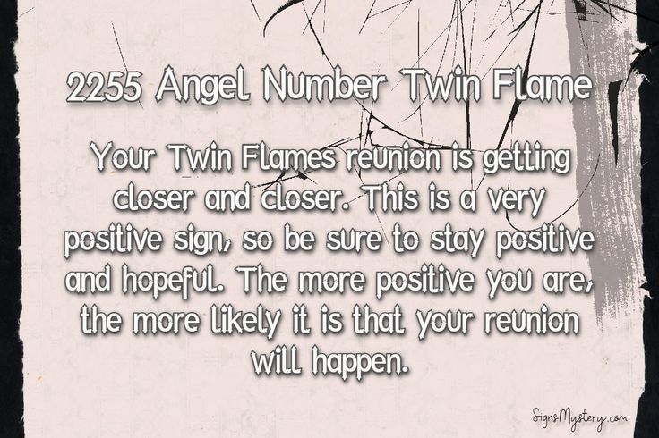 2255 angel number, Twin Flame Reunion