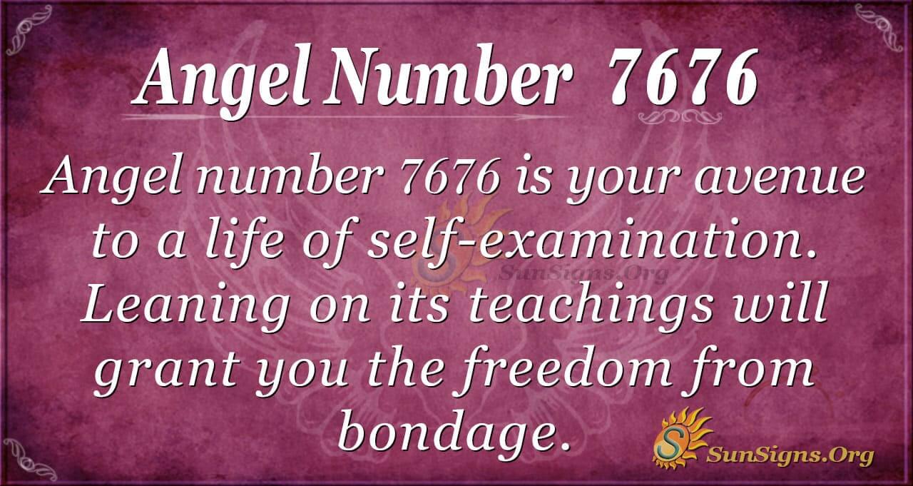 7676 angel number, Balance Inner Wisdom