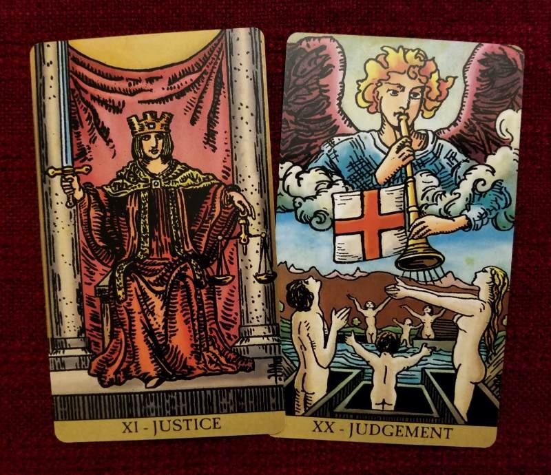A Powerful Combination,Judgement Justice Tarot