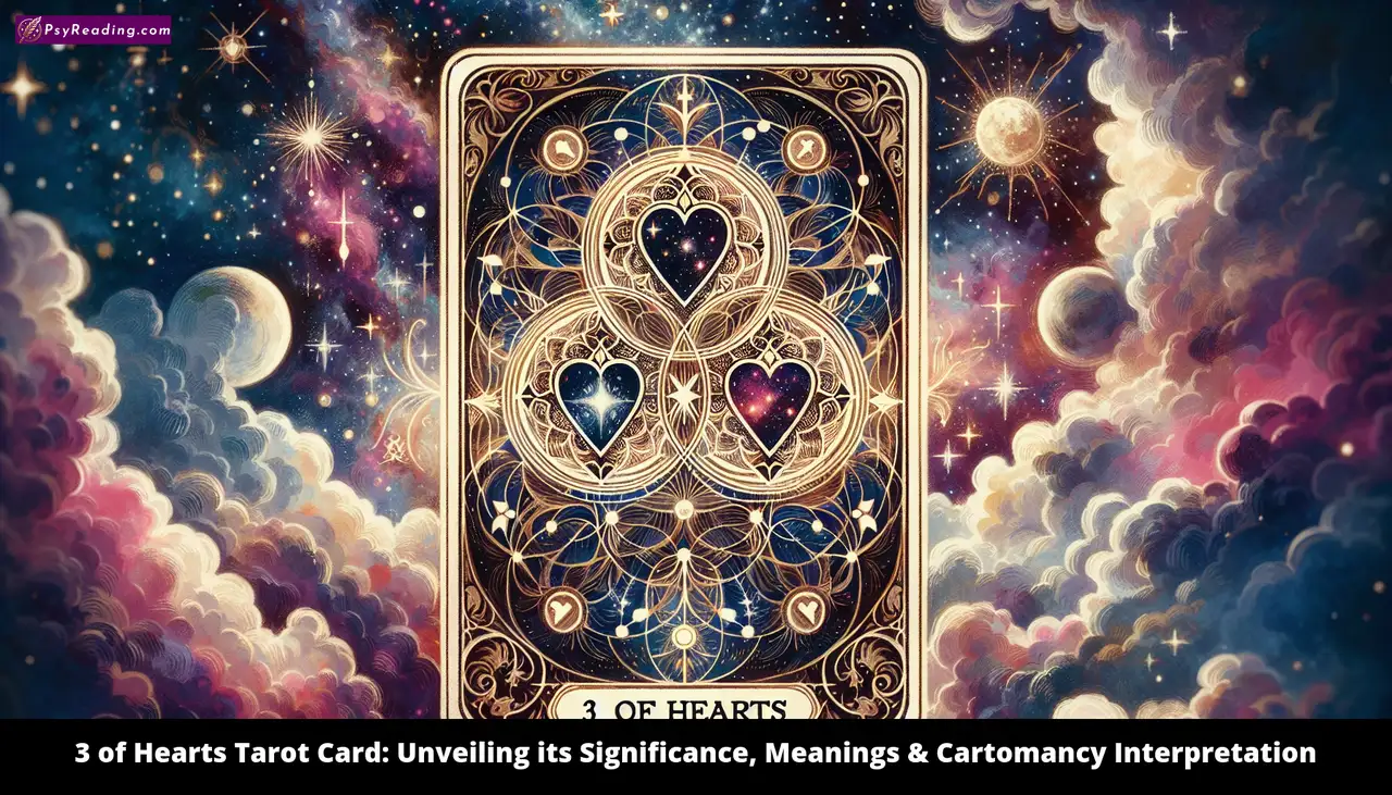 3 of Hearts Tarot: Uncovering Love, Emotional Growth, and Healing