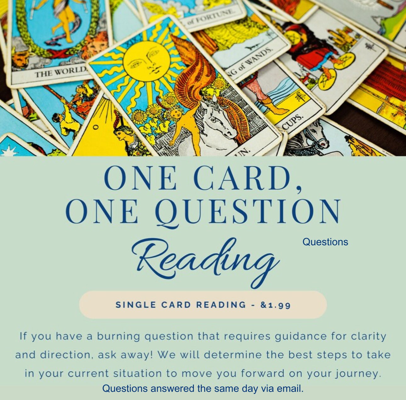 Need a Fast Tarot Reading? Try a One Card Tarot Question