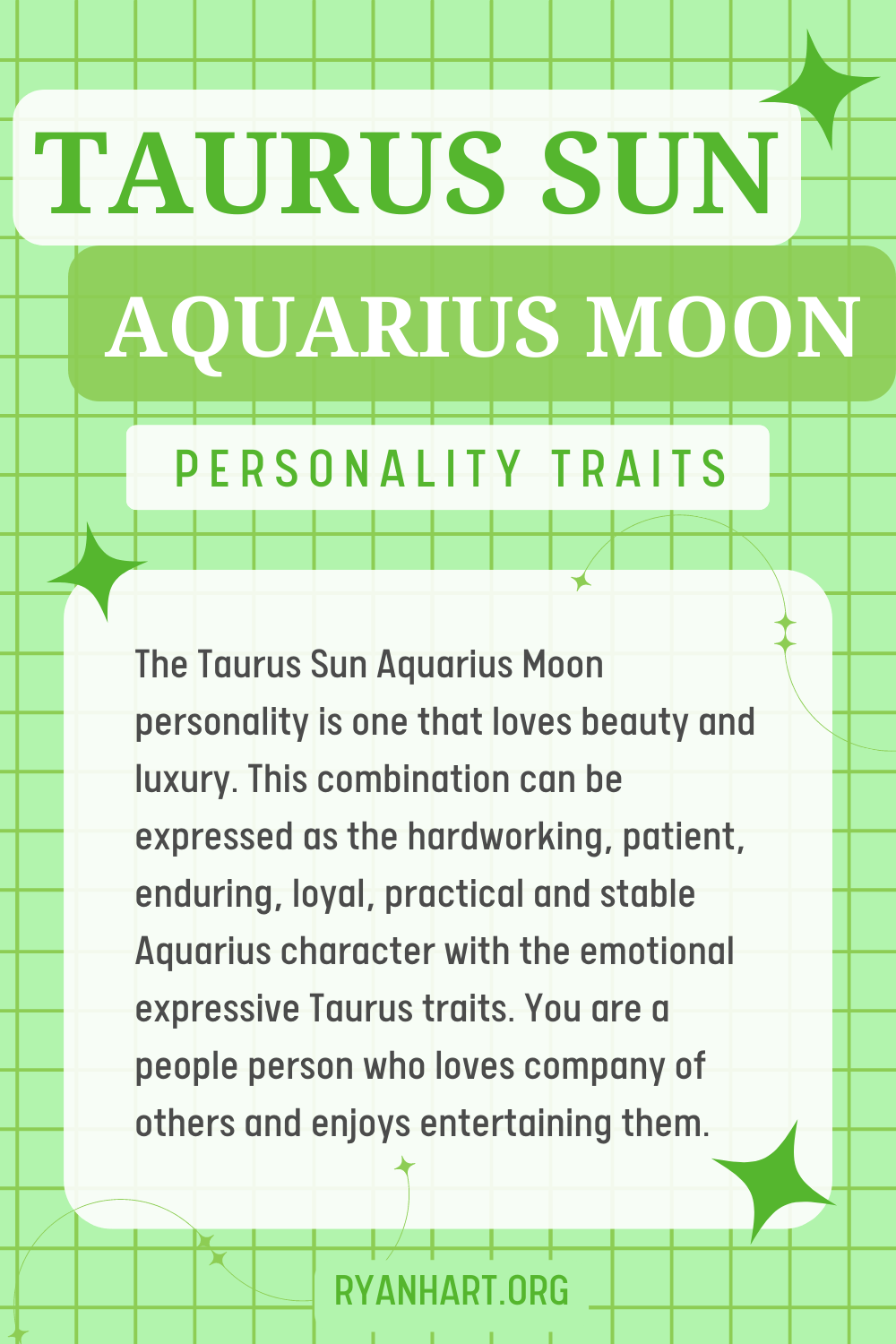 Exploring the Depths of Aquarius Moon Taurus Sun Personalities