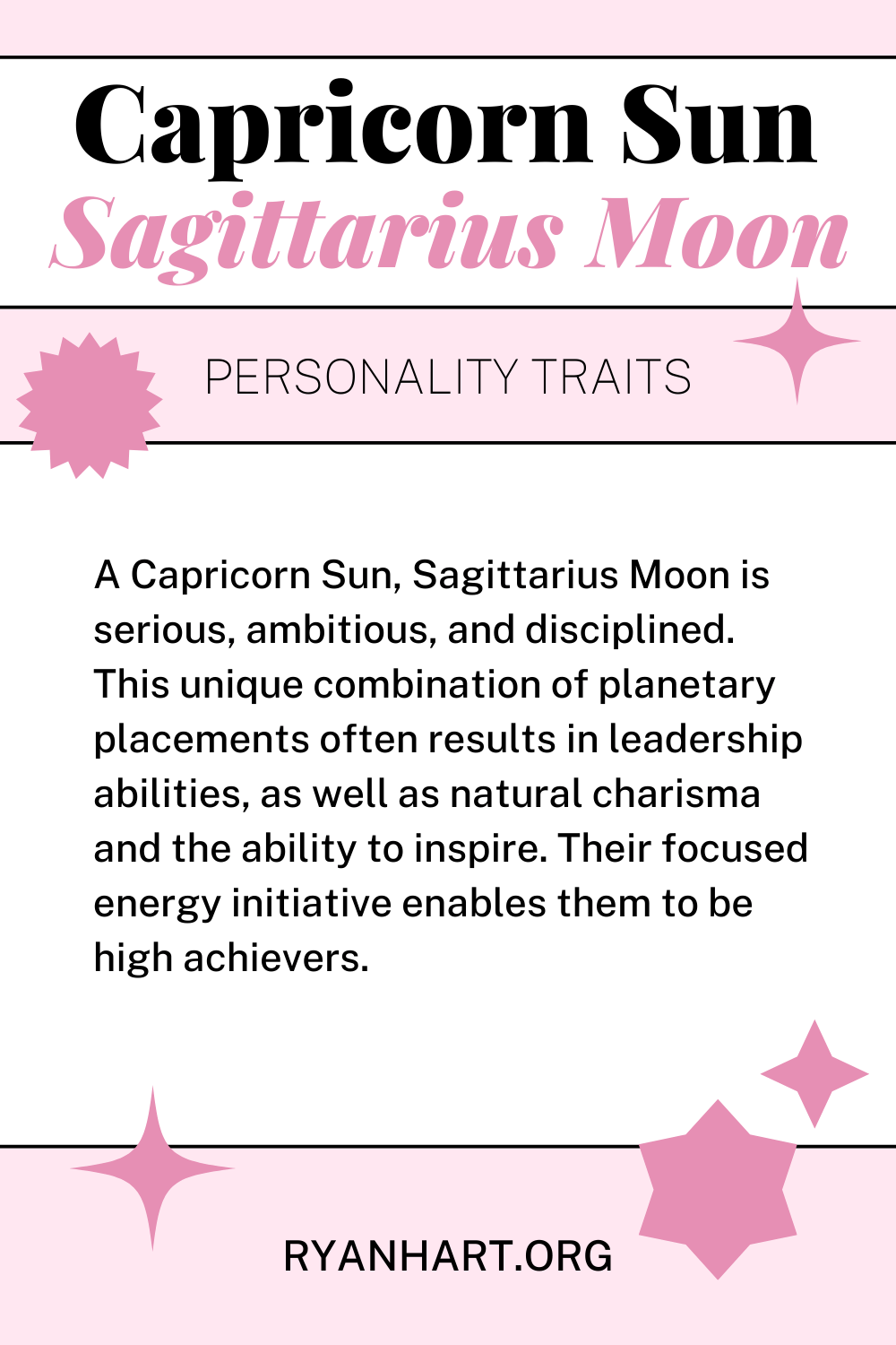 Capricorn Sun Sagittarius Moon: A Unique Personality Blend
