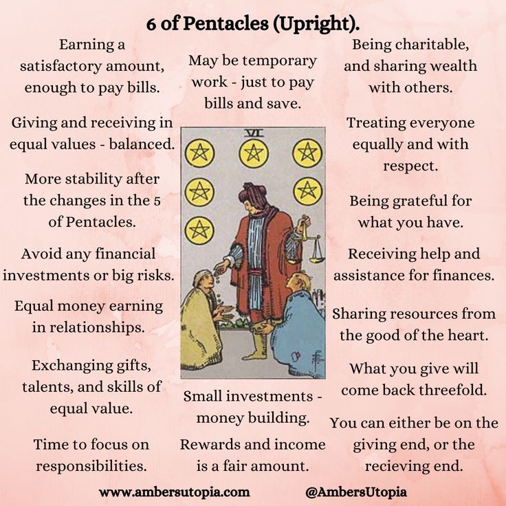 6 of Pentacles Tarot Card Meaning Explained (Love, Money, Career)