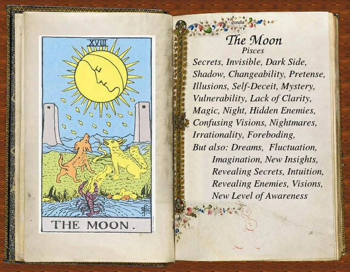 Deep Dive into The Sun and The Moon Tarot Card Symbolism