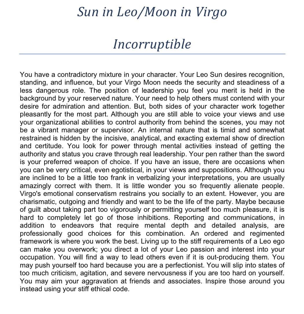 Leo Sun Leo Moon Virgo Rising: How This Zodiac Mix Shapes Your Life (Easy Guide for Beginners)