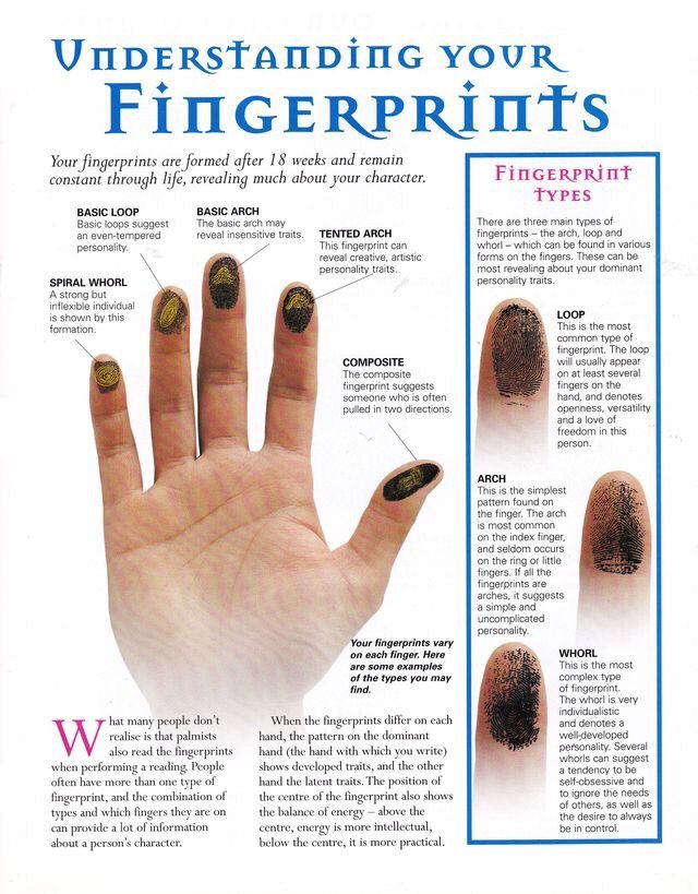 Thumb Print Astrology for Beginners. Easy Guide to Understand Your Unique Fingerprint