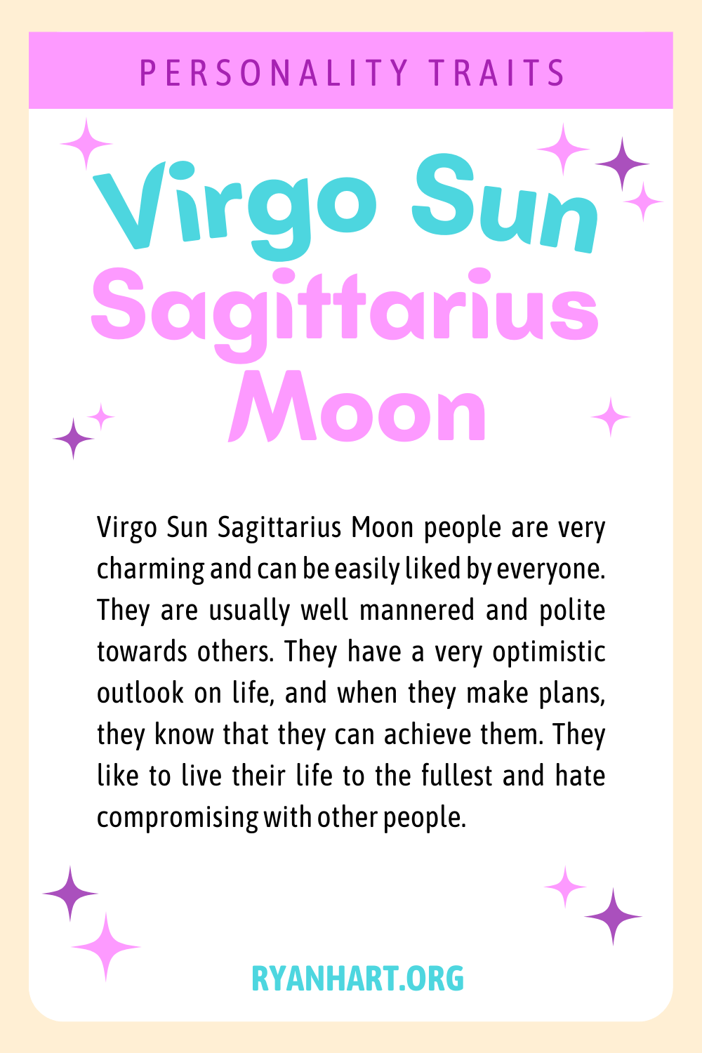 Sun in Sagittarius, Moon in Virgo: A Simple Guide to Your Personality.