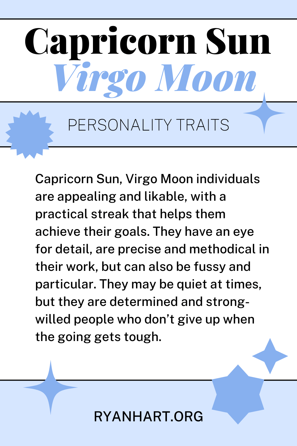 Capricorn Sun Virgo Moon: Personality Traits & Love Compatibility Guide.