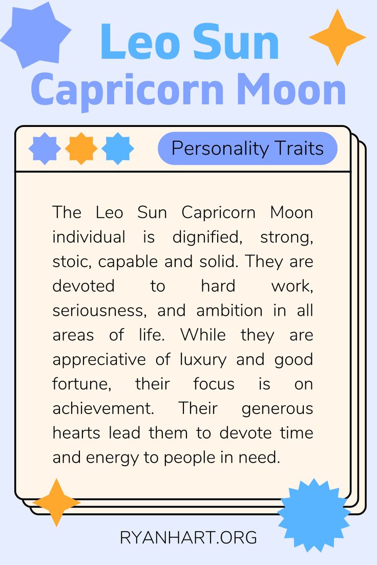 Living with a Leo Sun Capricorn Moon: Key Traits to Know.