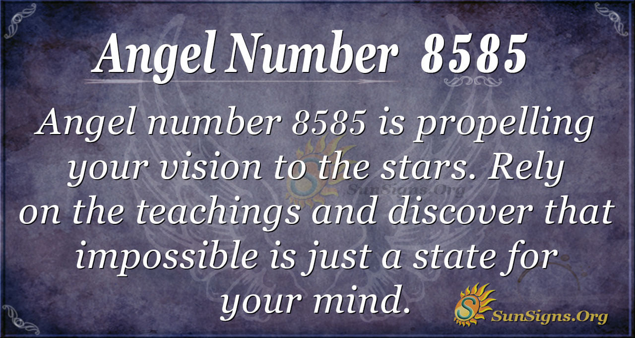 Is 8585 angel number a good sign? Learn the secret messages behind it now!