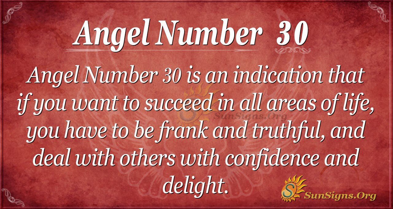 30 Angel Number Meaning: Easy Guide to Love, Life, and Luck.